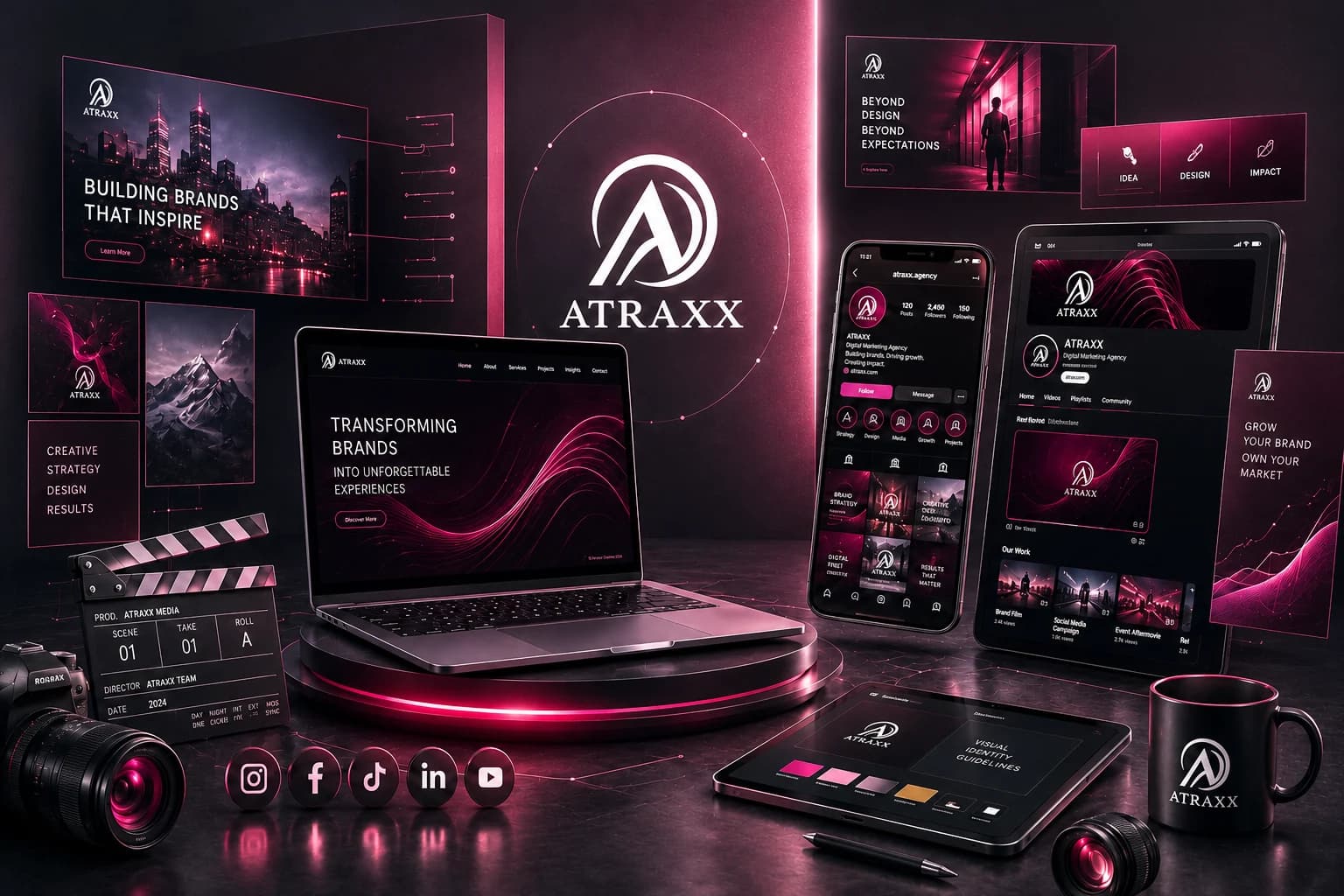 Content & Social Media service system showcase