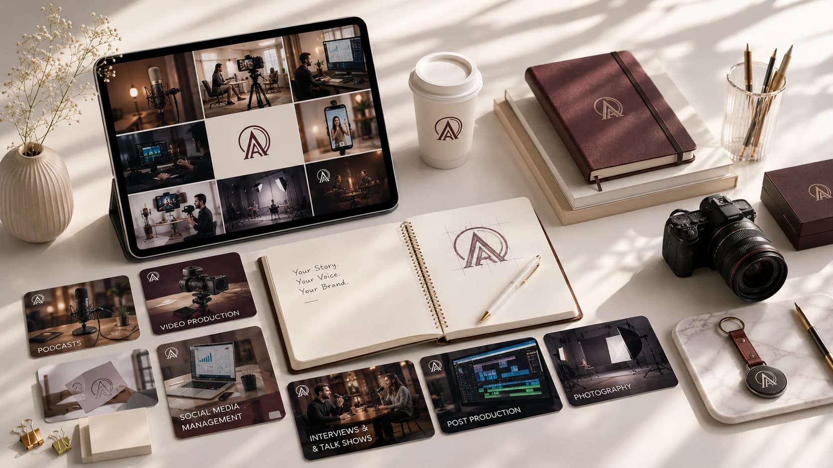 Personal Branding & Academy service system showcase